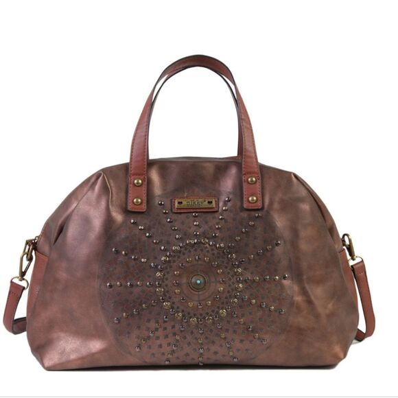 Nikky by Nicole Lee Soledad Boston Bag NK10563 Brown - Picture 1 of 8